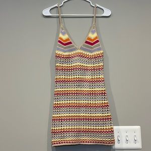 NWT! Crochet Mini Dress